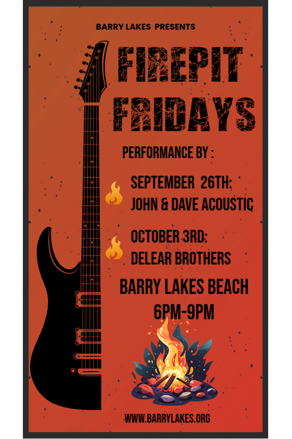 Barry Lakes Recreation - Barry Lakes Fire Pit Fridays