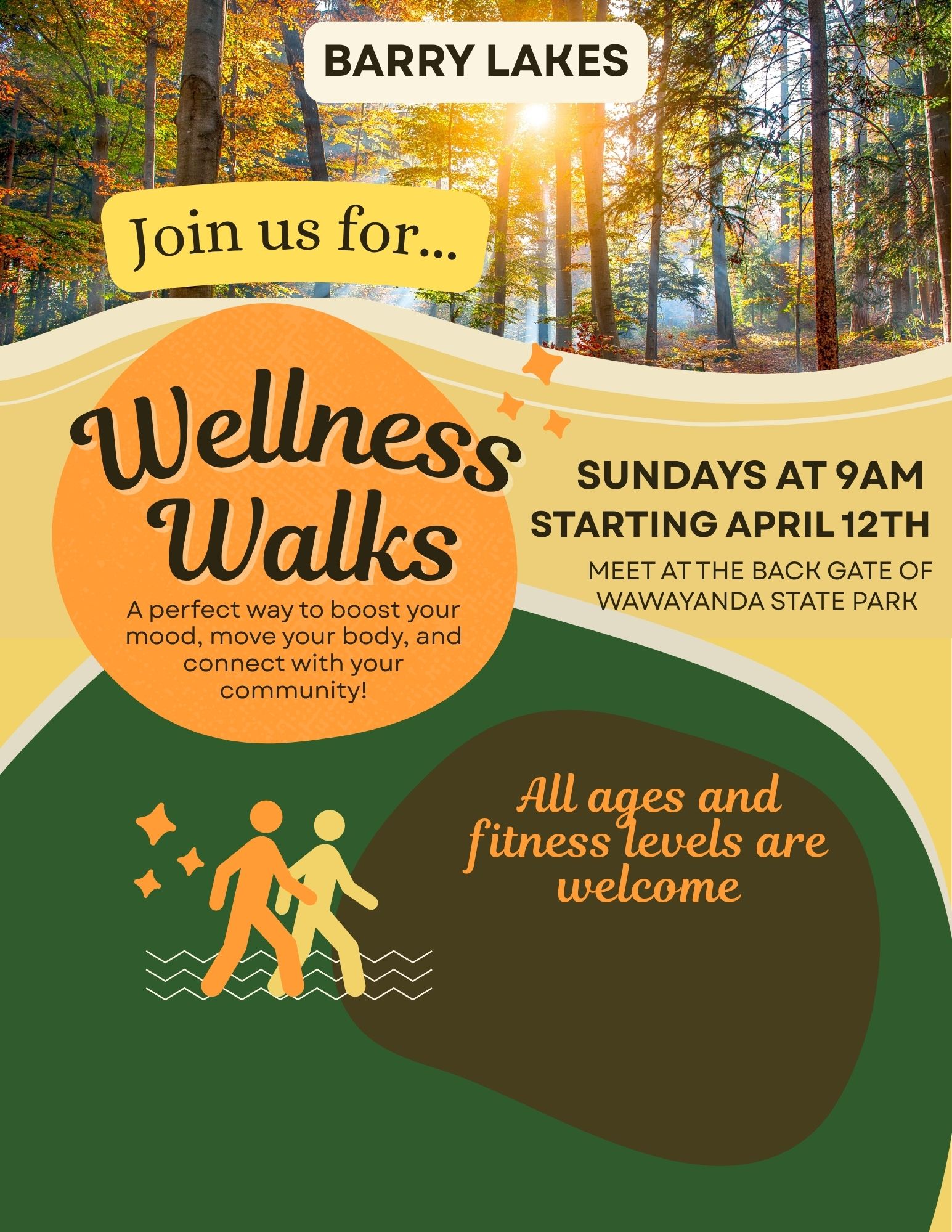 Barry Lakes Recreation - Wellness Walks At Wawayanda State Park