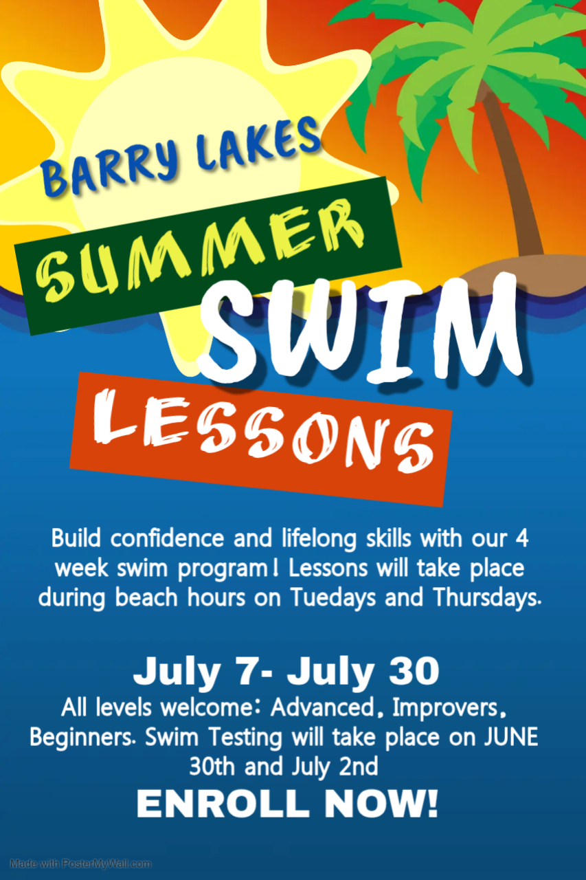 banner for Swim proficiency testing